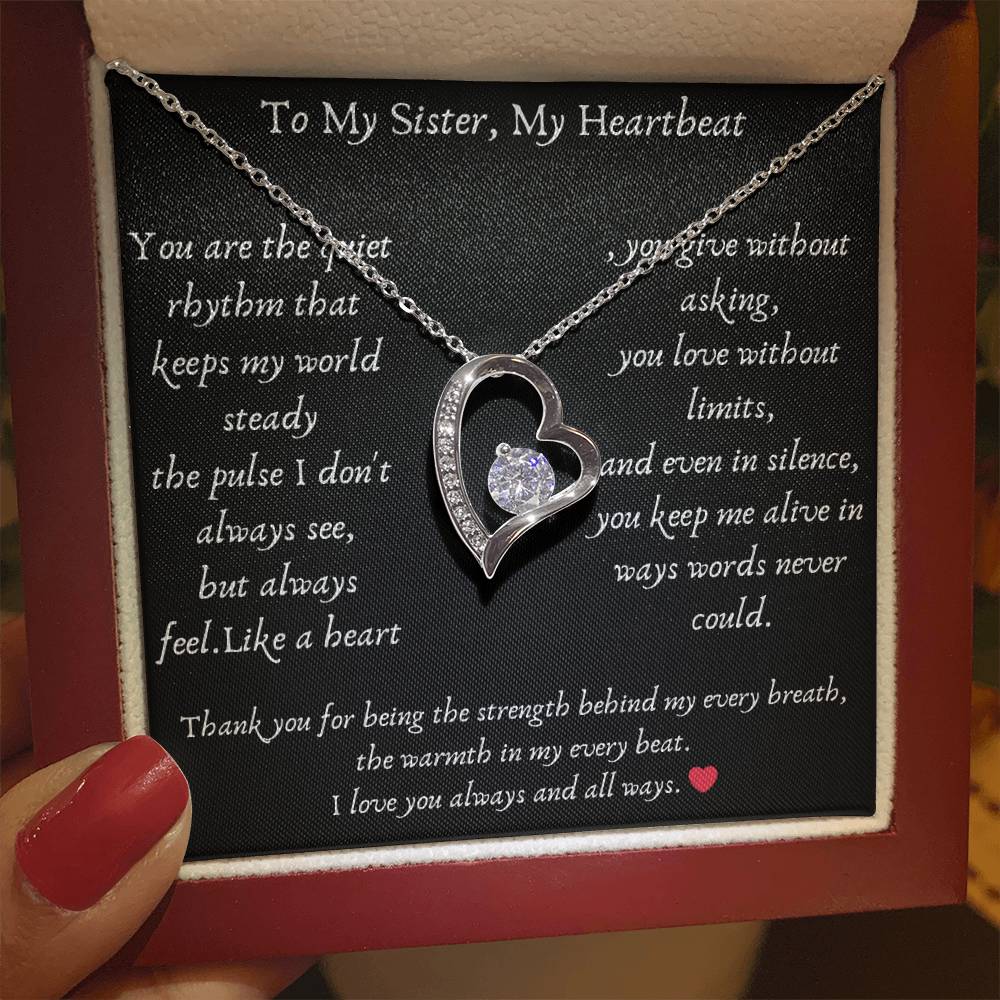 To my sister, my heart