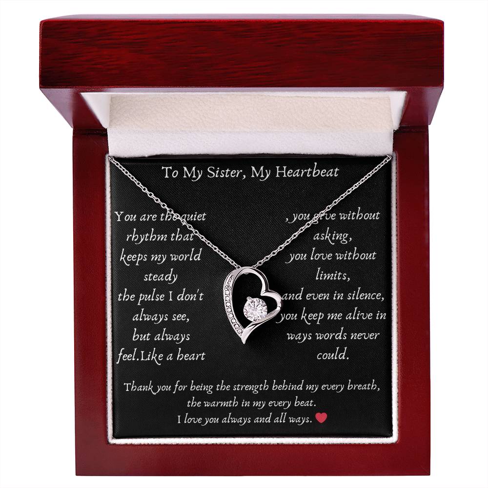 To my sister, my heart