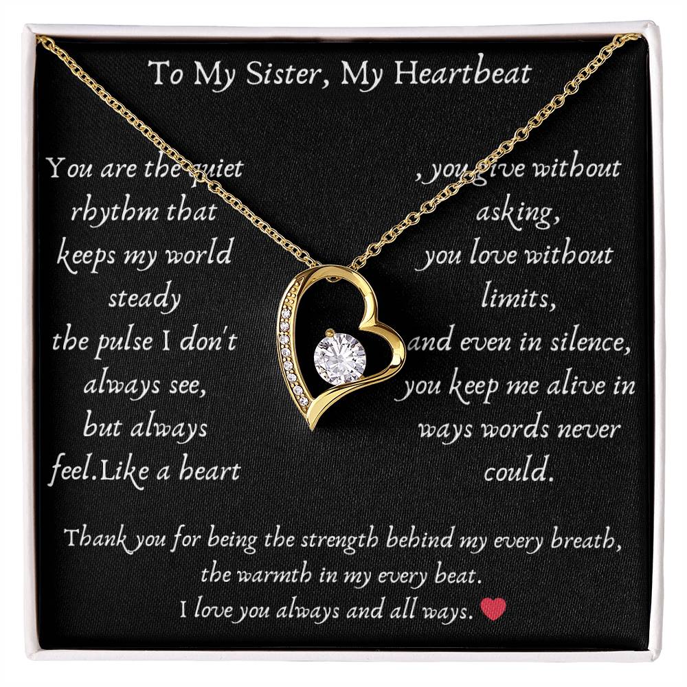 To my sister, my heart